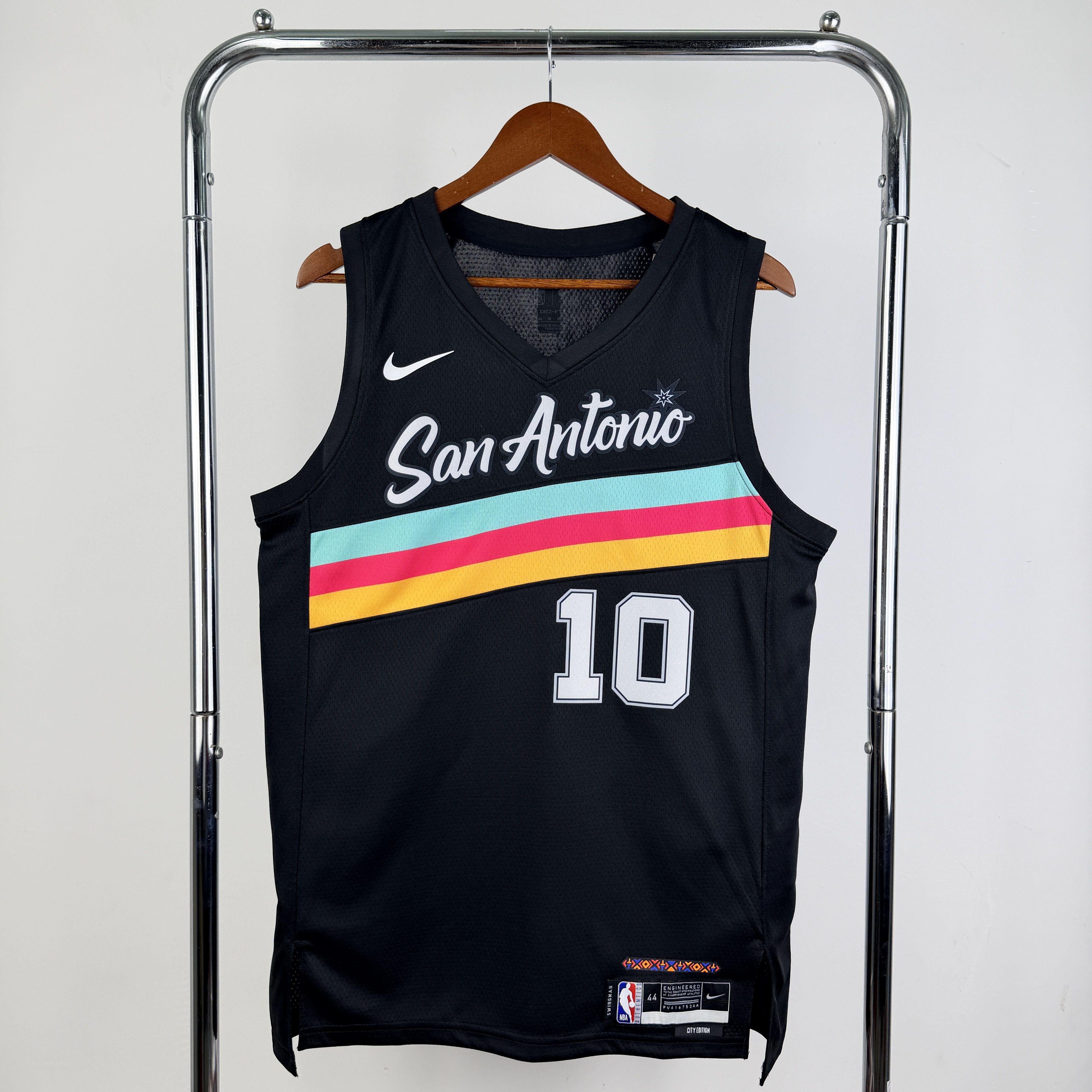Men San Antonio Spurs #10 Sochan Black City Edition Season 2026 Nike NBA Jersey->san antonio spurs->NBA Jersey
